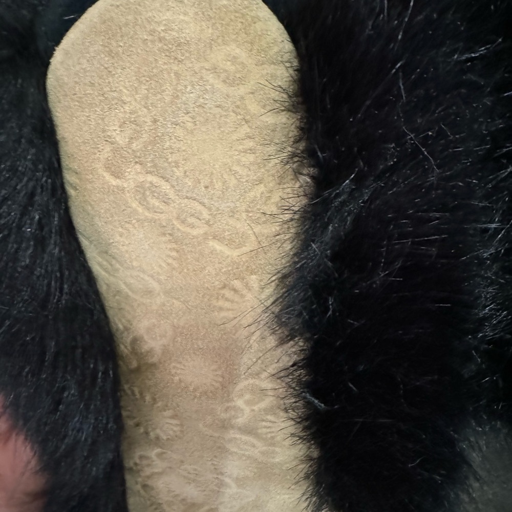 UGG Fur Ankle Sippers - Picture 2 of 10